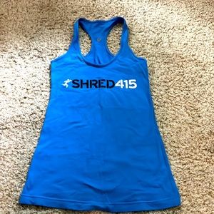 Lululemon/ Shred 415 collab workout tank size 4